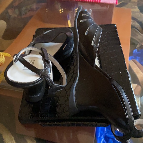 Nice platform sandal fabric leather - Picture 1 of 5